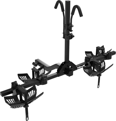 Soporte de enganche de bicicleta Vibrelli - 2 soportes para bicicletas eléctricas - Se adapta a neumáticos anchos, bicicleta de montaña, bicicletas