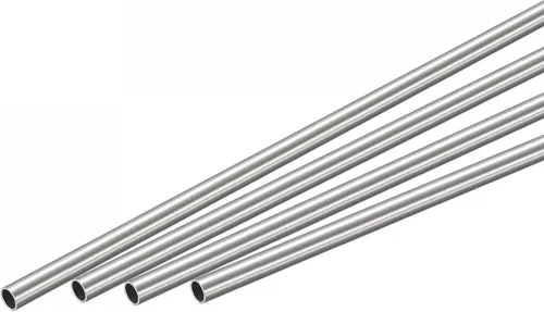 Miniatura 12 de uxcell Tubo redondo de acero inoxidable 304 0.079 in OD 0.008 in espesor de pared 11.811 in longitud 4 piezas