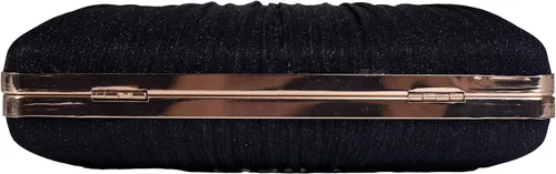 Miniatura 6 de Tukaneeko Bolsos de mano para mujer, bolso cruzado con purpurina, bolso de noche plisado con diamantes de imitación para fiesta, boda, baile