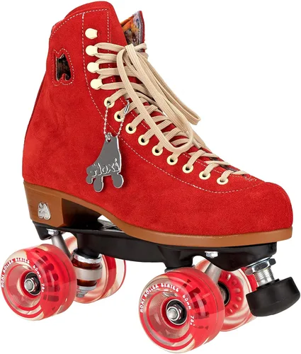 Moxi Lolly Roller Skate - Patín de cuatro ruedas de moda para mujer Poppy Red