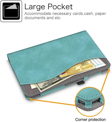 Miniatura 5 de Fintie Funda para Samsung Galaxy Tab A 10.1 (2016 NO S Pen Version), [Protección de esquinas] Cubierta de soporte de visión multiángulo con bolsillo