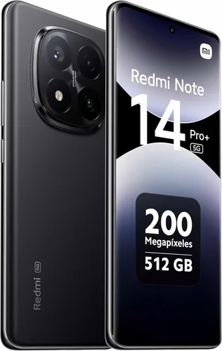 Miniatura 2 de XIAOMI Redmi Note 14 Pro+ Plus 5G + 4G LTE (para Tmobile Mint Tello & Global) (512 GB + 12 GB) NFC 6.67 pulgadas 120Hz 200MP Pro AI Modelo Negro