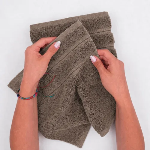Miniatura 3 de Juego de 12 toallas de baño 100% algodón, 500 GSM, toalla de baño grande suave, superabsorbente, secado rápido, ideal para piscina, hogar, gimnasio