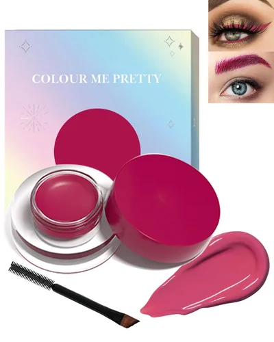 Miniatura 9 de Olla delineador de ojos de gel mate impermeable, gel de cejas color crema de larga duración, pigmentos de alta intensidad a prueba de manchas