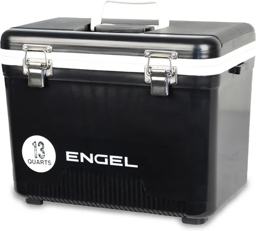 Miniatura 13 de Engel 13qt, refrigerador hermético, de secado al aire, Drybox y pequeña lonchera con carcasa dura para hombres y mujeres Rosa