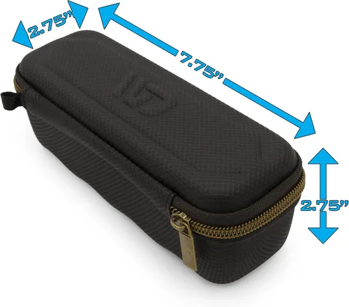 Miniatura 4 de CASEMATIX Funda de micrófono compatible con modelos de micrófono con cable de hasta 6.75 pulgadas máximo, funda de micrófono ultra compacta