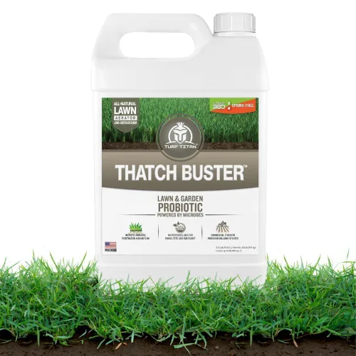 Miniatura 10 de Turf Titan Thatch Buster Aireador de Césped Totalmente Natural y Descompactador de Césped - Aflojador y Acondicionador Líquido de Suelo