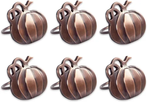Miniatura 16 de DII Colección de Decoración Navideña y Festiva para Mesa, Juego de Portaservilletas Decorativos, 4 Piezas, 1.6 Diámetro x 1.25 Pulgadas de Altura