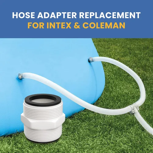 Miniatura 7 de Reemplazo del conector de manguera dividida para manguera de piscina Intex y Coleman sobre el suelo, se adapta a bombas de filtro, generadores