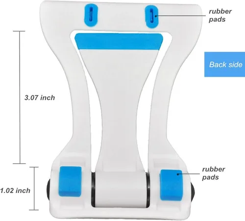 Miniatura 3 de Dos Modelos Multi-Ángulo Ajustable Universal Portátil Y Plegable Teléfono Celular Tablet Soporte Compatible Con Teléfono Celular Tableta - Azul