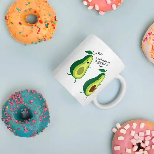 Miniatura 5 de Funny Avocado Lover You're The Good Kind Of Fat Funny Couples Gifts to Wife Girlfriend from Husband Boyfriend Nutritionist Gifts Vegan Vegetarian