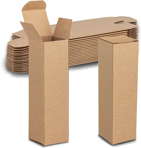 Miniatura 11 de MT Products Tuck Top - Caja de regalo pequeña de cartón kraft de 2 x 2 x 3 pulgadas, cajas de regalo con tapas, paquete de 30