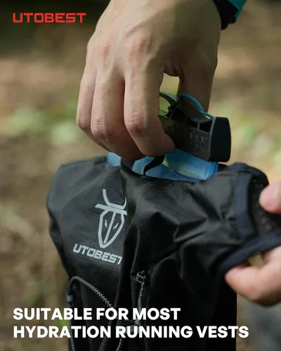 Miniatura 7 de UTOBEST Vejiga de hidratación, vejiga de agua de TPU, bolsa de agua para mochila de senderismo, sin BPA, apertura amplia, a prueba de fugas