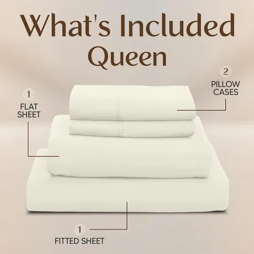 Miniatura 286 de Utopia Bedding Juego de sábanas Queen – Sábanas de 4 piezas para cama tamaño Queen, microfibra suave y transpirable, incluye 1 sábana bajera, 1 Gris