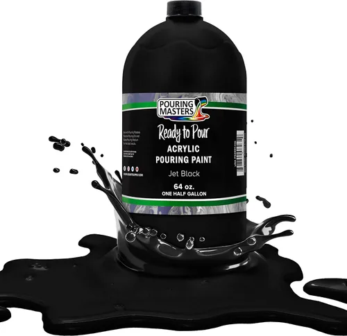 Miniatura 29 de POURING MASTERS Pintura Acrílica Roja Carmesí Lista para Verter - Premium de 8 Onzas Premezclada a Base de Agua - para Lienzo, Madera, Papel, Rojo