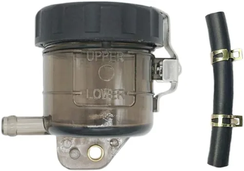 S SYUU Depósito de botella de líquido para depósito de aceite de cilindro maestro de freno delantero compatible con Yamaha FZS 600 YZF-R1 YZF-R6