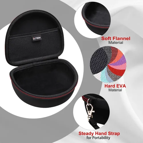 Miniatura 5 de Funda para auriculares compatible con Beats Studio Pro/Solo 4 / Studio 3 / Solo 3 / Picun B8 / BERIBES/JLab JBuds Lux ANC Auriculares inalámbricos