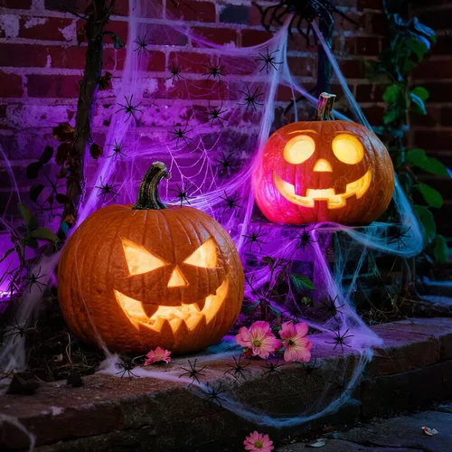Miniatura 4 de Telarañas de 900 pies cuadrados para decoración de Halloween con 100 arañas falsas, telarañas súper elásticas para decoraciones de Halloween