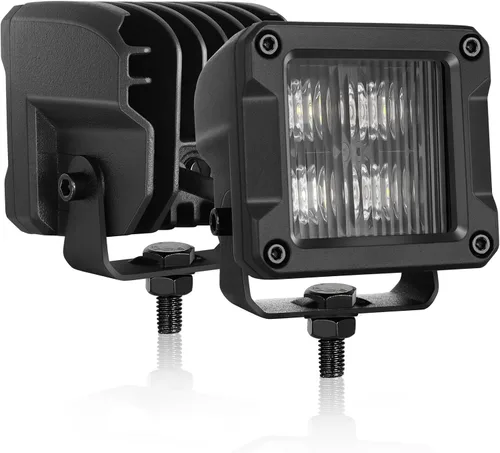Miniatura 11 de Cubitos LED, 3 pulgadas, 80 W, CREE LED Pods 3x3, combo de inundación puntual para todoterreno, luces de conducción antiniebla para camión
