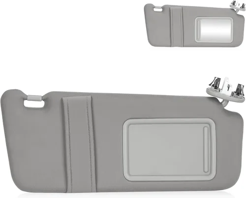 Miniatura 10 de Parasol para el lado izquierdo del conductor y del pasajero derecho con techo corredizo y luz para Toyota Camry 2007 2008 2009 2010 2011, repuesto