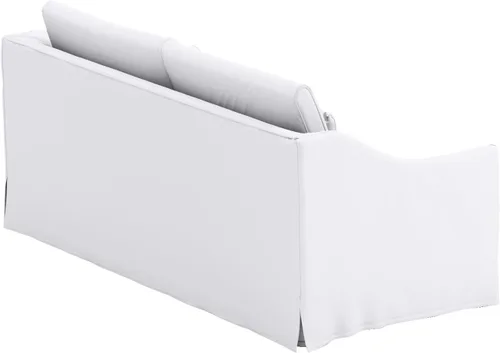 Miniatura 4 de Farlov Funda de repuesto para sofá biplaza (ancho 70 pulgadas, no 85.8 pulgadas) compatible solo con IKEA Farlove funda (algodón blanco 70 pulgadas)