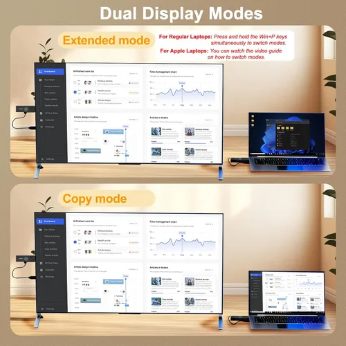 Miniatura 6 de Transmisor y receptor HDMI inalámbrico 2026, kit de extensor HDMI inalámbrico Plug&Play 2.4G/5G, 492 pies/492.1 ft, decodificación 4K 1080P a 60Hz