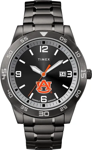 Miniatura 42 de Timex Tribute Acclaim - Reloj para hombre de 42 mm de cuarzo con correa de acero inoxidable