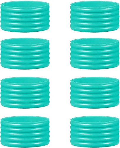 Miniatura 15 de 15 colores disponibles Buena elasticidad 8-45 piezas de raqueta de tenis/paletas de pickleball/squash anillo de silicona raqueta agarre bandas 8