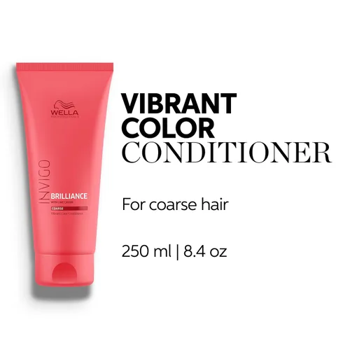 Miniatura 2 de Wella Professionals Invigo Brilliance Conditioner for Coarse Hair Intense Color Protection, Maintains Vibrancy, Salon Formula, Hair Detangler