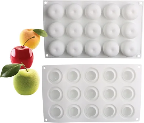 Miniatura 35 de OCPO KITCHEN Moldes de silicona con forma de corazón 3D para hornear pasteles de mousse, molde de silicona 3D para dulces, pastelería, chocolate
