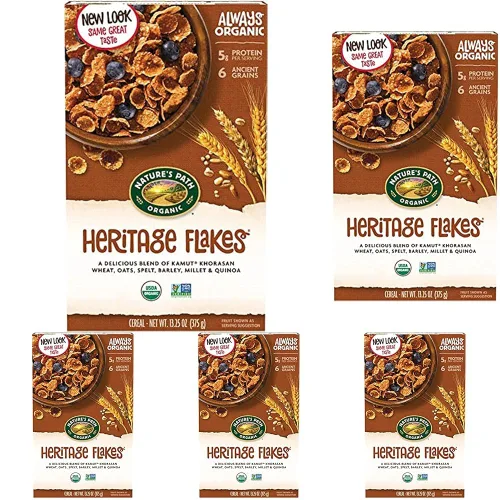 Miniatura 11 de Nature's Path - Cereal orgánico Heritage Crunch, 14 onzas (paquete de 1), sin transgénicos