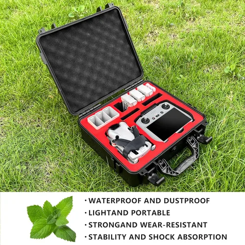 Miniatura 7 de FPVtosky Funda rígida Mini 4 Pro para DJI Mini 4 Pro/Mini 3 Pro, funda impermeable para Mavic Mini 4 Pro con controlador DJI RC/DJI RC 2, funda