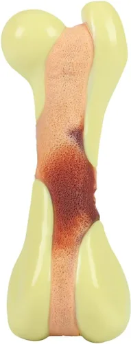 Miniatura 9 de Tikaton Juguetes masticables para perros para masticadores agresivos, sabor a pollo, juguetes masticables duraderos para dentición de perros, huesos