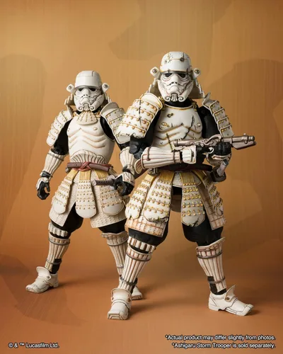 Miniatura 7 de TAMASHII NATIONS - Star Wars: The Mandalorian - Ashigaru Stormtrooper (Remanente) Figura de acción de realización de la película Meisho