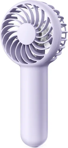 Miniatura 7 de Gaiatop Mini ventilador de mano portátil, 3 velocidades potente operado con batería, pequeño ventilador personal recargable por USB para pestañas