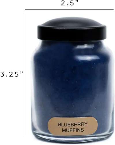 Miniatura 5 de A Cheerful Giver - Vela en tarro de vidrio perfumada Blueberry Muffins Baby (6 onzas) con tapa y fragancia fiel a la vida, fabricada en Estados