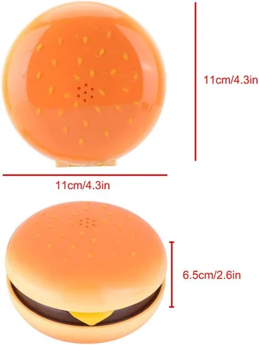 Miniatura 5 de Hamburger House Phone – Regalo novedoso de teléfono de hamburguesa para el hogar, restaurante, hotel, decoración de oficina
