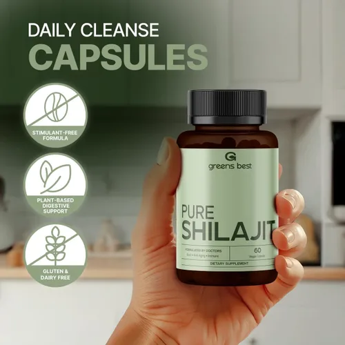 Miniatura 4 de GREEN'S BEST Cápsulas Pure Himalayan Shilajit – Suplemento orgánico de ácido fúlvico para energía y apoyo inmunológico – Aumenta la resistencia