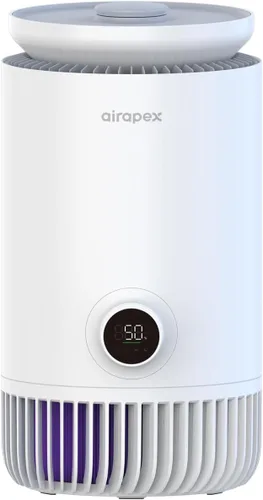 Combo de purificador de aire y humidificador para dormitorio, purificador de aire HEPA 2 en 1 con humidificador evaporativo, sistema de aire y