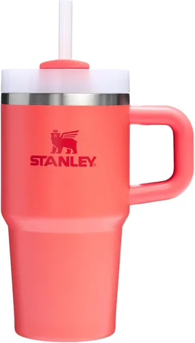 Miniatura 133 de Stanley Quencher H2.0 - Vaso de acero inoxidable con asa, pajilla y tapa FlowState giratoria de 3 posiciones; aislamiento térmico, sin BPA; apto