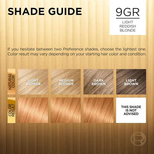 Miniatura 70 de L'Oreal Paris Superior Preference - Tinte permanente luminoso que desafía la decoloración, tinte para el cabello hasta 9 semanas de resplandor, 09