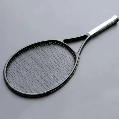 Miniatura 3 de 40-55 LBS Raquetas de Tenis Negras Carbon Tenis Pádel Raqueta de Encordar 4 3/8 Raqueta de Tennisraqueta