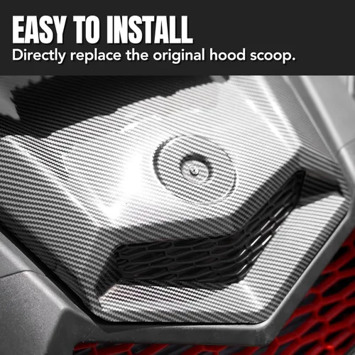 Miniatura 6 de A & UTV PRO Cuchara de capó Turbo con patrón de fibra de carbono para Can-Am Maverick X3 XDS XRS MAX Turbo R 2017-2024 2025, accesorios de kit