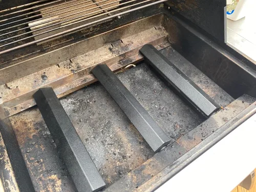 Miniatura 6 de C2630A (paquete de 3) Kit de tubo de quemador de hierro fundido de 15 13/16 pulgadas, piezas de repuesto para parrilla de gas Jennair