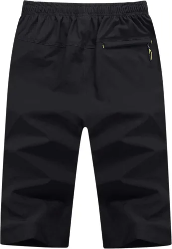 Miniatura 3 de MAGNIVIT Pantalones cortos de senderismo 34 para hombre, por debajo de la rodilla, de secado rápido, para trabajo al aire libre, con bolsillos