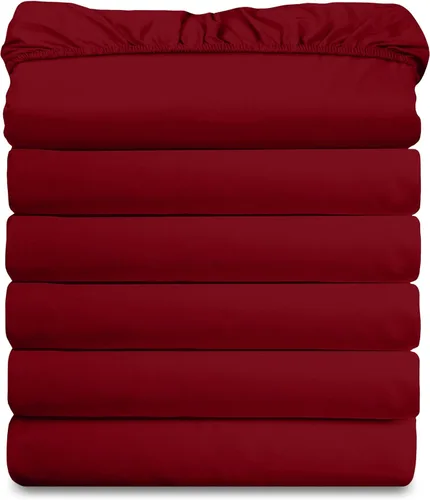 Miniatura 12 de Elegant Comfort Paquete de 6 sábanas bajeras ultrasuaves a granel – 1500 sábanas bajeras de microfibra de alta calidad hotelera, bolsillos profundos