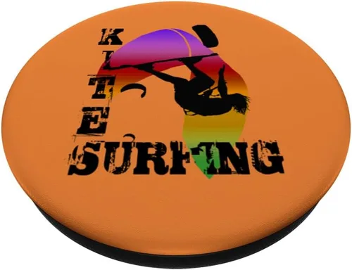Miniatura 2 de Kite Surfing WIth Freestyle Kitesurfer And Kite 6 PopSockets Standard PopGrip