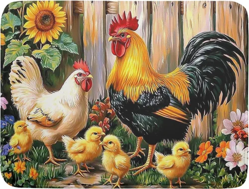 Miniatura 73 de Tapete de Secado de Platos de Sandía de Verano de Microfibra, Tapetes Escurridores de Platos de Cuadros de Búfalo de Limón Amarillo 16x18 Pulgadas