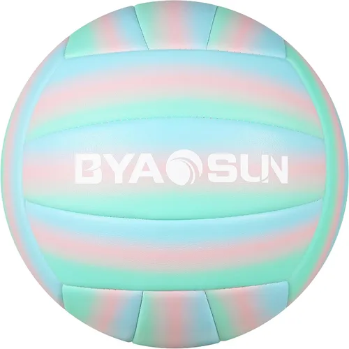 Miniatura 14 de Soft Official Volleyball for Indoor Outdoor Beach, Size 5 Training Volleyball for Beginner Teenager Adult Rosa/Azul/Pureple