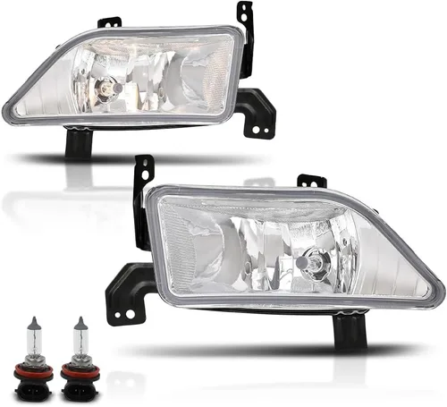 Miniatura 35 de G-PLUS Faros antiniebla con bombillas para el lado del conductor y el pasajero, transparente compatible con Toyota Tundra